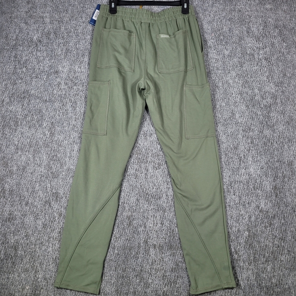 Jaanuu Women's Size S Olive Green Cargo Jogger Scrub Pants Medical Workwear NWT - Picture 11 of 11